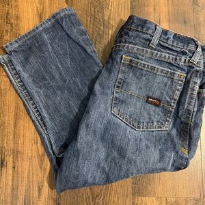 Ariat FR M4 Relaxed Boot Jeans Mens 38x30 Blue Flame Resistant Denim Work Wear